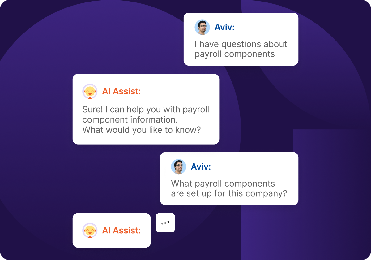 Designed with purpose — AI Assist explains payroll data