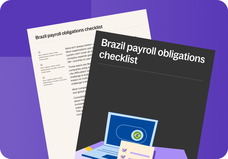 Brazil payroll obligations checklist