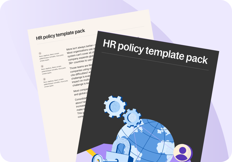 HR policy template pack