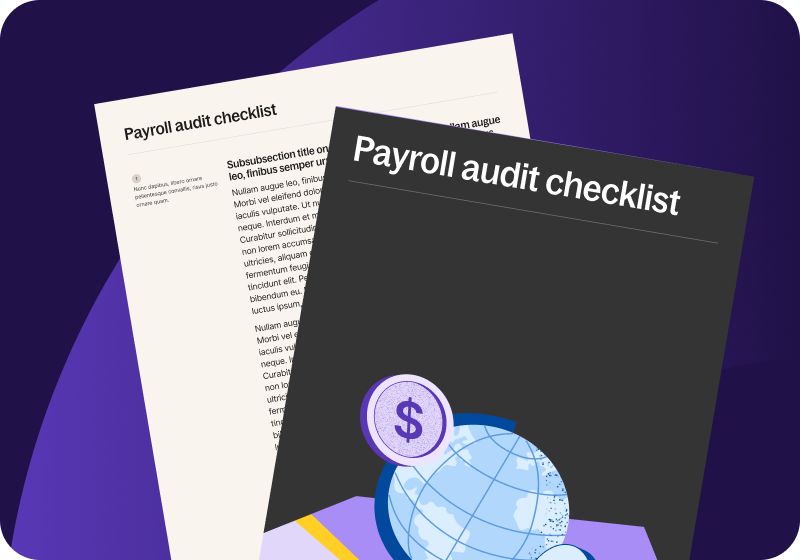 Payroll audit checklist