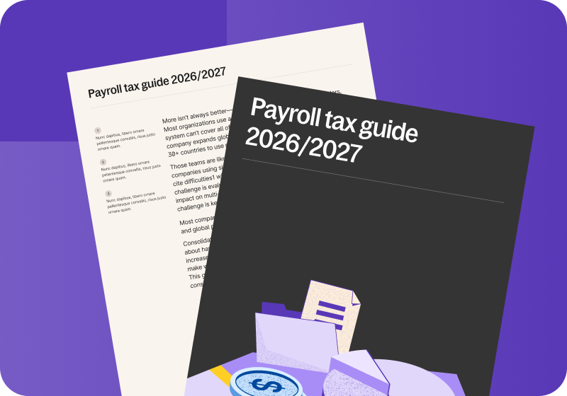 Payroll tax guide 2026/2027