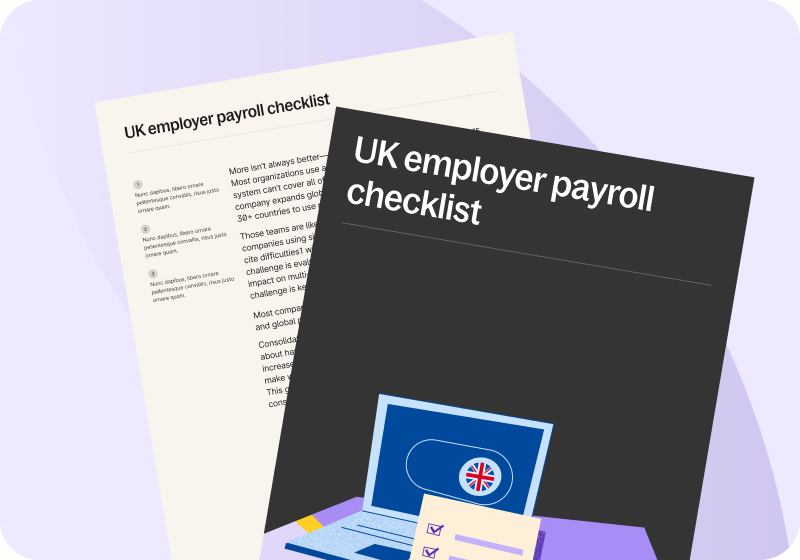 UK employer payroll checklist