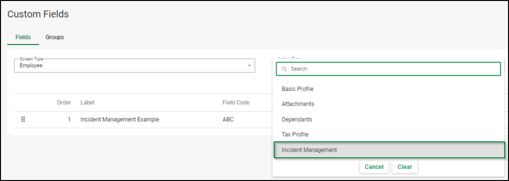 Incident Management Screenshot