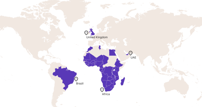 DLP World Map